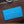 LV 2025 Blue Gradient Square Tote Shopping Bag Cowhide 343985