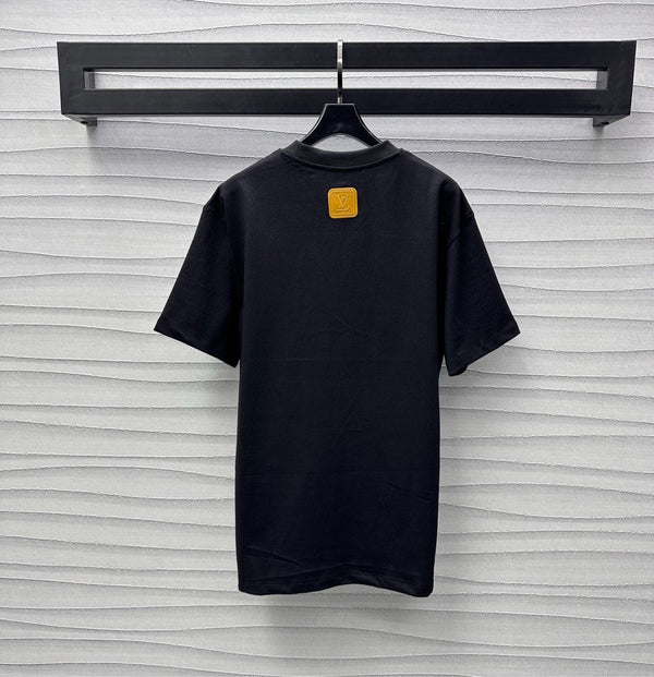 LV 25C VVN Patch Short-Sleeved Cotton Crewneck 229092