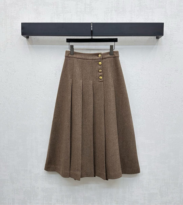 Celine 25 Separate Dress Brown Polyester 296718