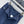 Miu Logo Jeans Dark Navy Cotton Lyocell 350212