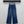 Celine Logo Straight-Leg Jeans Blue Wash Polyester Cotton 351745