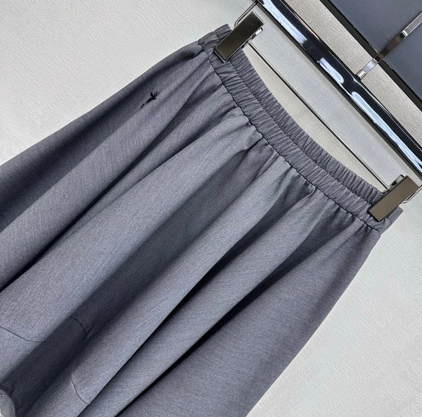 CD 26s Asymmetrical Skirt Grey Polyester 363938