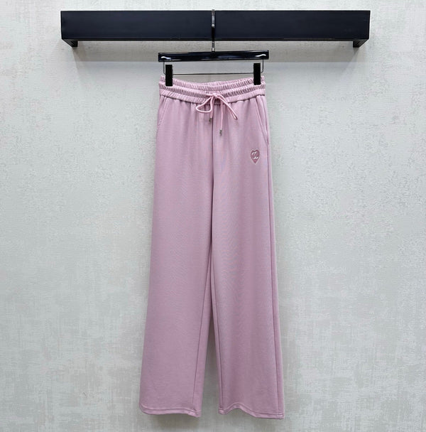 CC 2026 Straight-Leg Trousers Pink Tencel Cotton 366979