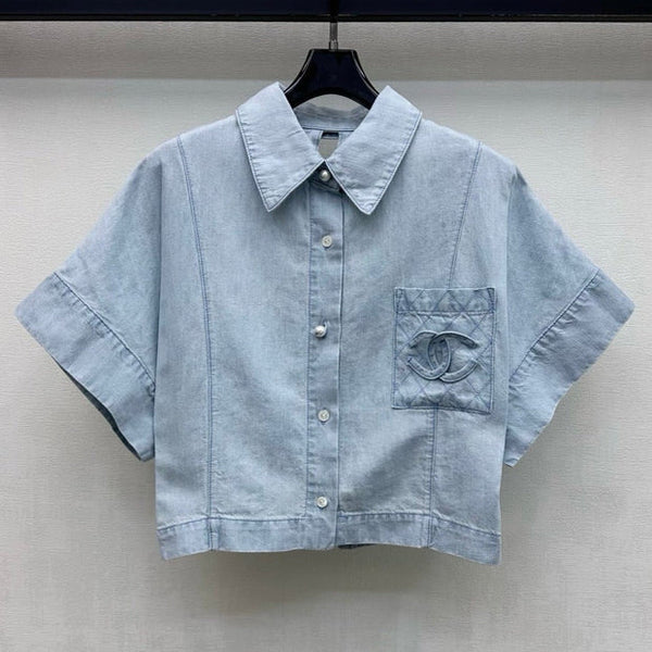 CC 2026 Demin Shirt Light Blue Cotton 636015