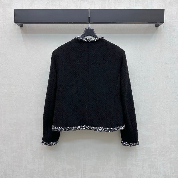 CC 26s Jacket White Black Green Tweed 407415