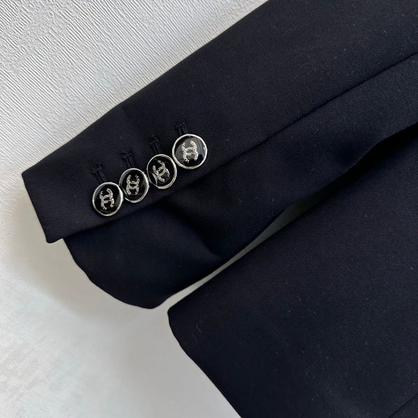 CC 26s Embroidered And Beaded Suit Jacket Polyester 422607
