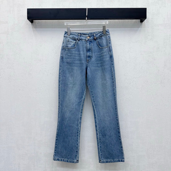 CC 26s Label Straight-Leg Jeans Denim 422636