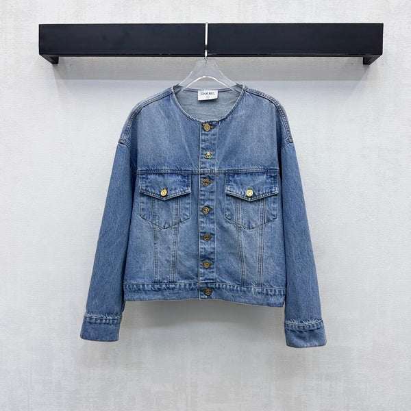 CC 26s Letter Button Jacket Denim 422640