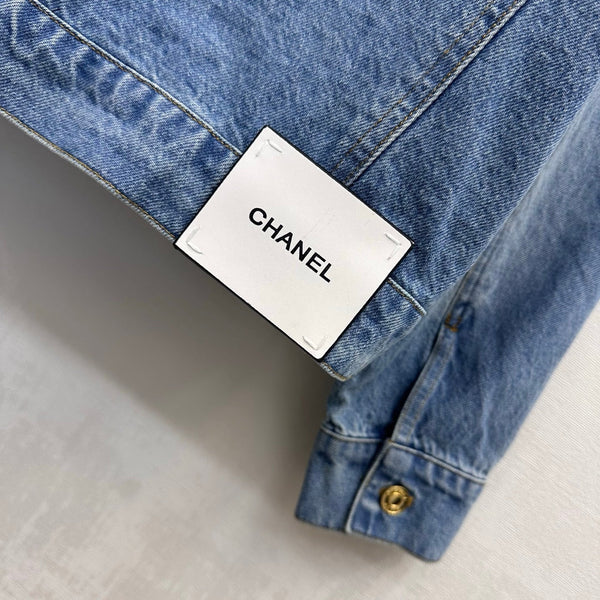CC 26s Letter Button Jacket Denim 422640