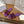 CD 26 Flat Sandals Purple Pink Canvas Cowhide 685063
