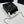 CC Evening Bag White Black Acrylic