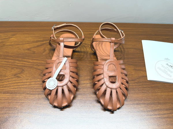 HM Nour Sandals Tan Leather 849484