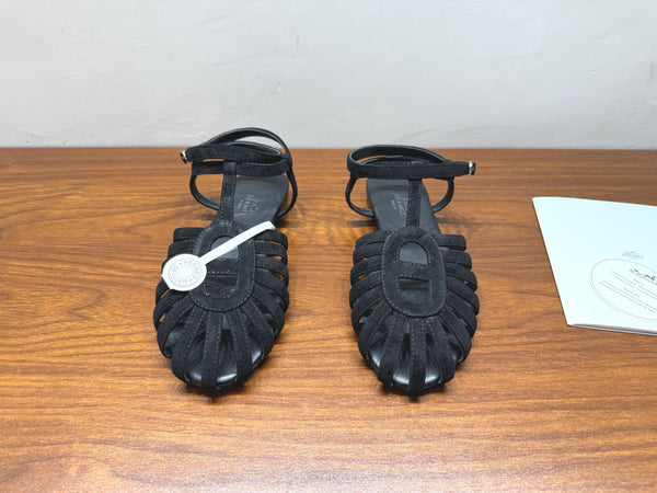 HM Nour Sandals Black Suede 849488