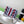cc 25S Flap Bag 21cm Multicolor Chevron Sequin
