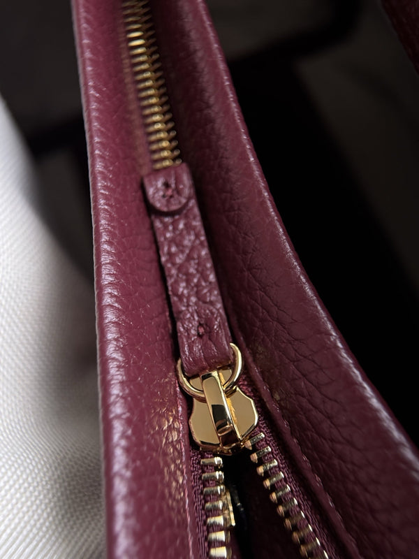 CC 26s Small Shopping Bag 38CM Burgundy Calfskin 143385
