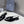 SL SQUARE BUCKLE SLINGBACK BLACK SUEDE