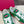 Upvillage Trainer In Dark Green Mix Lotus Pink Suede With Laminated Calfskin 989606