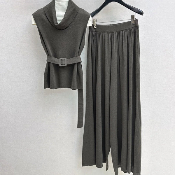 HM 26s Sleeveless Top And Straight-Leg Trousers Set 754