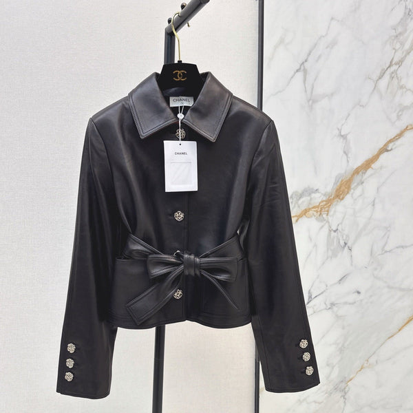 Chanel 2026 Jacket Black Leather 787529