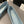 ballet flat cloud blue glitter sequins canvas black grosgrain