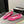 ballet flat dark pink embroidered fabric