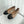 CC Ballet Flats 10mm Beige Black Quilted Lambskin