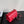 CC Flap Bag 17cm Red Sheepskin SHW 284828