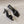 HIGH MULES WITH SQUARE TOE IN BLACK GLOSSY CALFSKIN