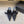 BARBARA BIG BOW MULES IN BLACK SILK