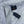 MONOGRAM SCARF 200 CM IN LIGHT GRAY CASHMERE AND SILK 388079