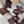 SCARF 180 CM IN CHESTNUT BROWN MIX WHITE CASHMERE 402221
