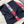 SCARF 200 CM IN BLACK MIX RED CASHMERE WITH EMBROIDERED BEE 407516
