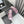 dad sandals pink metalic lambskin mules