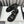 dad sandals black patent lambskin