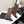 CC 26s Diamond Knit Buttoned Long Boots Black Dark Brown Calfskin Knit 985768
