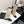 CC 26s Diamond Knit Buttoned Long Boots Black Beige Calfskin Knit 985769
