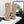 CC 26s Diamond Knit Buttoned Long Boots Black Beige Calfskin Knit 985769