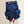DRAWSTRING BUCKET BACKPACK 24 IN DARK BLUE DENIM GOLD HARDWARE