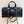 CC 25s Maxi Bowling Bag 31cm Black Patent Crumpled Calfskin