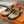 HM 25C Kichu Ballet Flat Brown mix White Fabric with Calfskin 208280