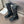 CD Ankle punk-inspired women's boots black cowhide with nylon cloth