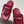 HM 26s Empire Sandal In Burgundy Red Suede Silver Hardware