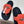 HM 26S Empire Sandal In Coral Orange Suede Silver Hardware