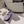 STUDDED MARY JANE FLATS IN LAVENDER SHINY LAMBSKIN