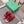 STRAPPY HIGH-HEELED SANDALS IN RED STUDDED WAX-OIL SHEEPSKIN