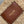 small cabas thais 27cm raffia brown calfskin