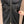 LV Denim Fabric Double Head Zipper Dress Black Blue Cotton