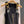 LV Double-Head Zipper Design Slits Dress Black Cotton