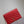 BECKY 25 IN RED QUILTED LAMBSKIN GOLD HARDWARE