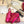ROCKSTUD SLINGBACK IN BRIGHT PINK CALFSKIN 50MM